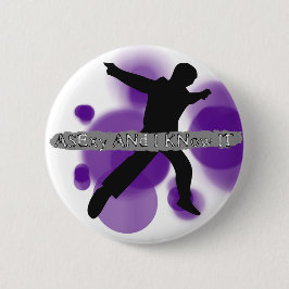 Asexy und ich kennen es - Asexuality-Stolz Merch Button