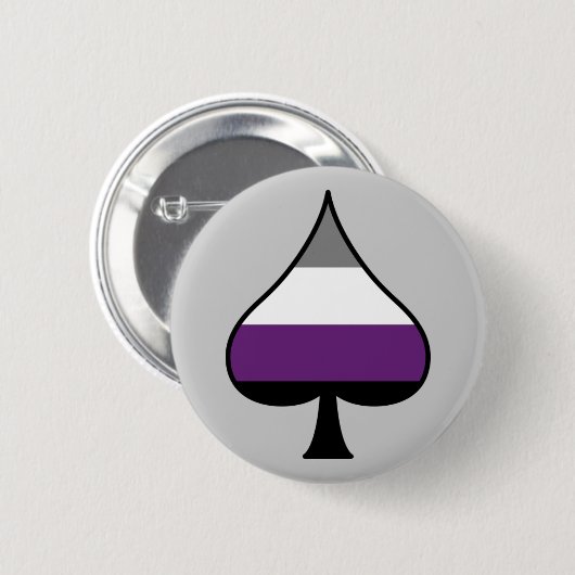 Asflaggen-Spatenknopf Button (Vorne & Hinten)