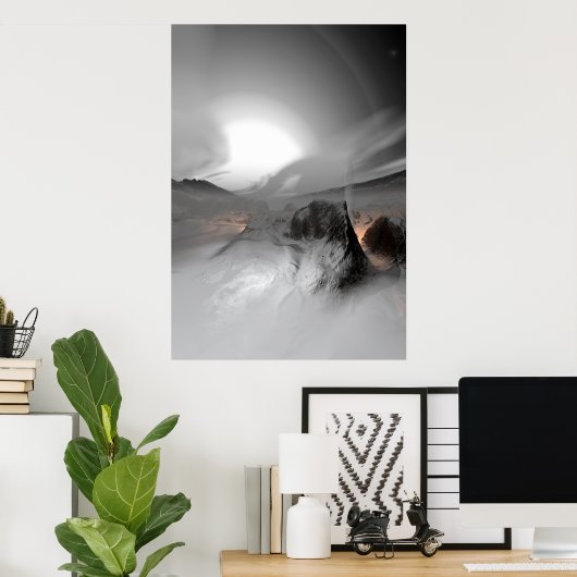 Asgardfeuer Poster (Heimbüro)