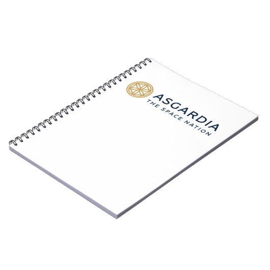Asgardia Space Nation - Notebook Notizblock (Linke Seite)