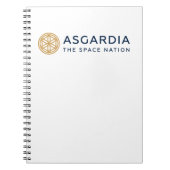 Asgardia Space Nation - Notebook Notizblock (Vorderseite)