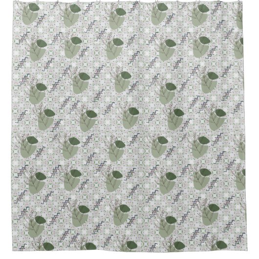 Ash Acorn Duschvorhang (Vorderseite)