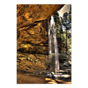 Ash Cave Falls, Hocking Hills, Ohio Fotodruck