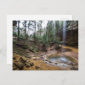 Ash Cave, Hocking Hills Staat Park, Ohio Postkarte (Vorne/Hinten)