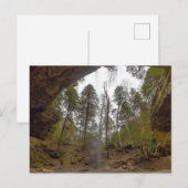 Ash Cave, Hocking Hills Staat Park, Ohio Postkarte (Vorne/Hinten)