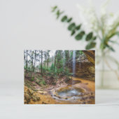 Ash Cave, Hocking Hills Staat Park, Ohio Postkarte (Stehend Vorderseite)