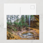 Ash Cave, Hocking Hills Staat Park, Ohio Postkarte (Vorne/Hinten)