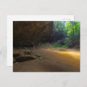 Ash Cave, Hocking Hills Staat Park, Ohio Postkarte (Vorne/Hinten)