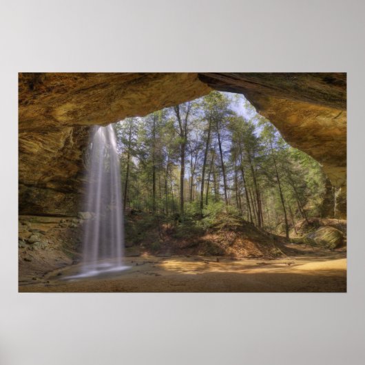 Ash Cave Ohio Print Poster (Vorne)