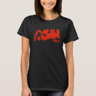 Ash Death 1981 Nerd Geek Vintag Graphic T-Shirt