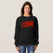 Ash Death 1981 Nerd Geek Vintage Graphic Sweatshirt (Vorne ganz)