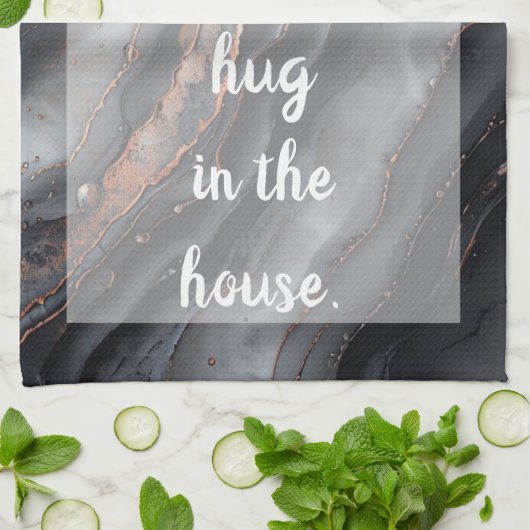 Ash & Ember - weiß Geschirrtuch (Gefaltet)