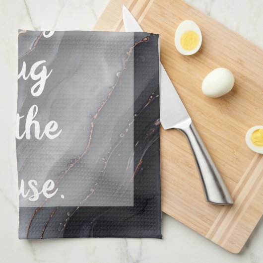 Ash & Ember - weiß Geschirrtuch (Viertel Falte)