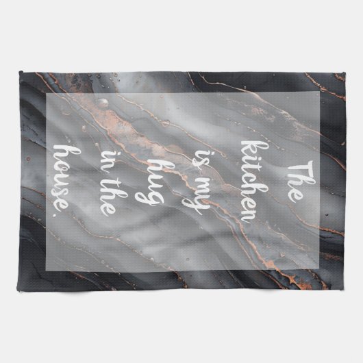 Ash & Ember - weiß Geschirrtuch (Horizontal)