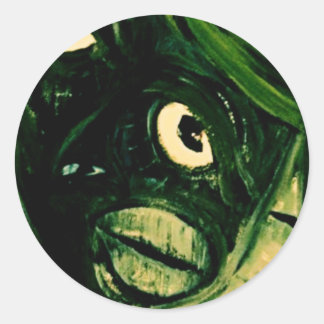 ASH FACE RUNDER AUFKLEBER