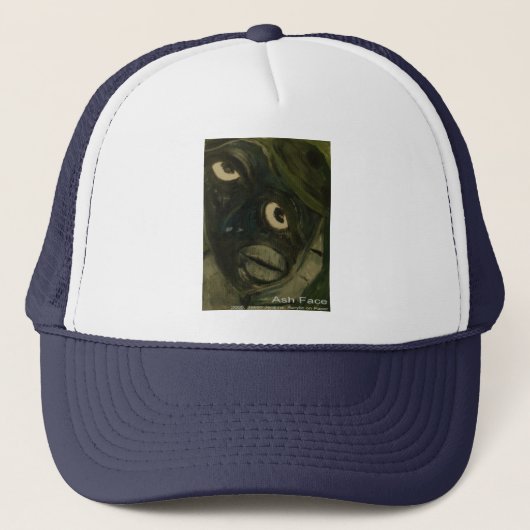 Ash Face Truckerkappe (Vorderseite)