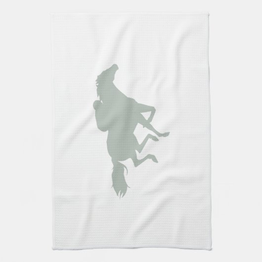 Ash Graues Pferderennen Handtuch (Vertikal)