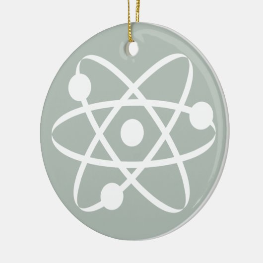 Ash Gray Atom Keramikornament (Links)