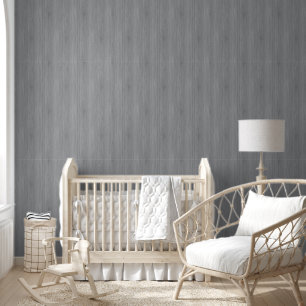 Ash Gray Bamboo Wood Grain Look Tapete