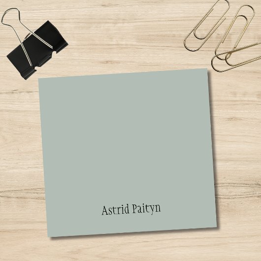 Ash Gray Berufliches Minimalistisches Schwarzes Sc Post-it Klebezettel