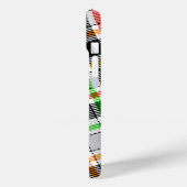 Ash Gray Black Multicolour Flannel Plaid Tartan Case-Mate iPhone Hülle (Rückseite / Links)