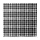Ash Gray Blackwatch Campbell Tartan Kariert Fliese (Vorderseite)