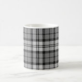 Ash Gray Blackwatch Campbell Tartan Kariert Kaffeetasse (Mittel)