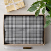 Ash Gray Blackwatch Campbell Tartan Kariert Seidenpapier (Geschenk)