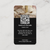 Ash Gray Brown Loyalty Card - Foto-Centric Visitenkarte (Vorderseite)
