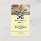 Ash Gray Brown Loyalty Card - Foto-Centric Visitenkarte (Vorderseite)
