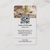 Ash Gray Brown Loyalty Card - Foto-Centric Visitenkarte (Vorderseite)