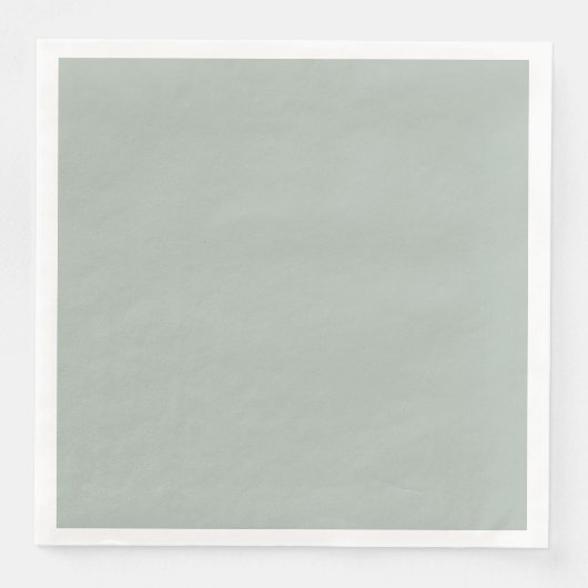 Ash Gray Dinner Paper Napkin Serviette (Vorderseite)
