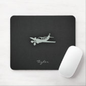 Ash Gray Flugzeug Mousepad (Mit Mouse)