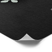 Ash Gray Flugzeug Poster (Ecke)