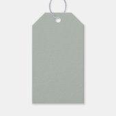 Ash Gray Gift Tags Geschenkanhänger (Vorderseite)