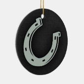 Ash Gray Horseshoe Keramikornament (Rechts)