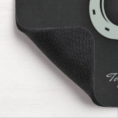 Ash Gray Horseshoe Mousepad (Ecke)