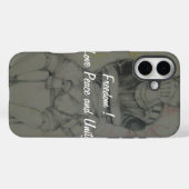 Ash Gray: Liebliche Freiheit, Frieden und Einheit Case-Mate iPhone Hülle (Rückseite (Horizontal))