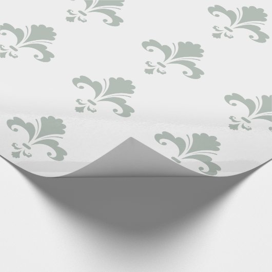 Ash Gray Lilie Geschenkpapier (Ecke)