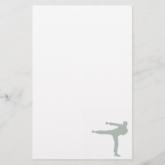 Ash Gray Martial Arts Briefpapier (Vorderseite)