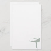 Ash Gray Martial Arts Briefpapier (Vorne/Hinten)
