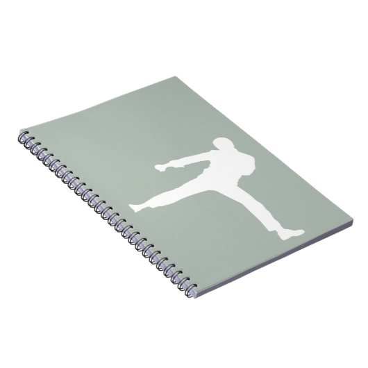 Ash Gray Martial Arts Notizblock (Rechte Seite)