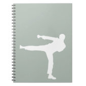 Ash Gray Martial Arts Notizblock (Vorderseite)
