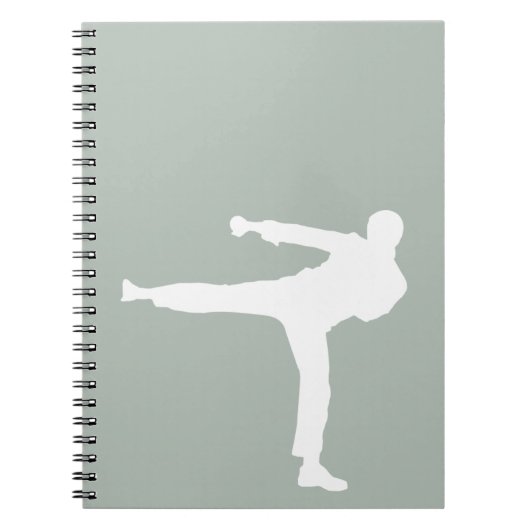 Ash Gray Martial Arts Notizblock (Vorderseite)