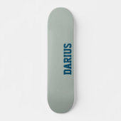 Ash Gray Modern Name | Klassische Trendy Skateboard (Vorne)
