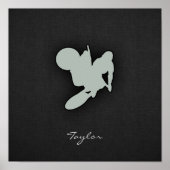 Ash Gray Motocross Poster (Vorne)