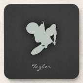 Ash Gray Motocross Untersetzer (Vorderseite)