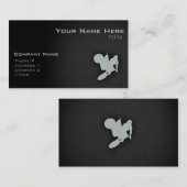 Ash Gray Motocross Visitenkarte (Vorne/Hinten)