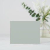 Ash Gray Postkarte (Stehend Vorderseite)