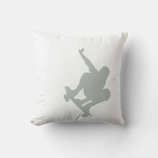 Ash Gray Skater Kissen (Vorderseite)